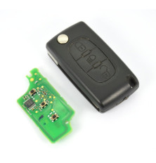 Electronic remote control transmitter peugeot citroen 3 buttons 216766523C 21676652-3-C 31300226-8XO