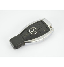 Télécommande clé Mercedes classe A/ B/ C/ E / S/ ML/ CLK/ SLK/ SL 3 boutons chrome