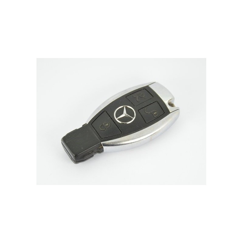 Mando a distancia cromado de 3 botones para Mercedes A/B/C/E/S/ML/CLK/SLK/SL