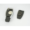 Mercedes A/B/C/E/S/ML/CLK/SLK/SL 3-button chrome key remote