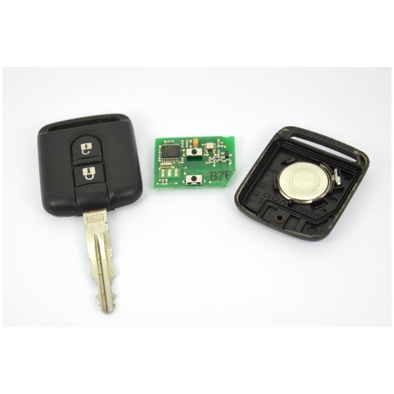 Nissan 2-button electronic remote control transmitter 5WK4 876/818 for Qashqai, 350Z, X-Trail, Navara... Nissan 2-button electronic remote control transmitter 5WK4 876/818 for Qashqai, 350Z, X-Trail, Navara...