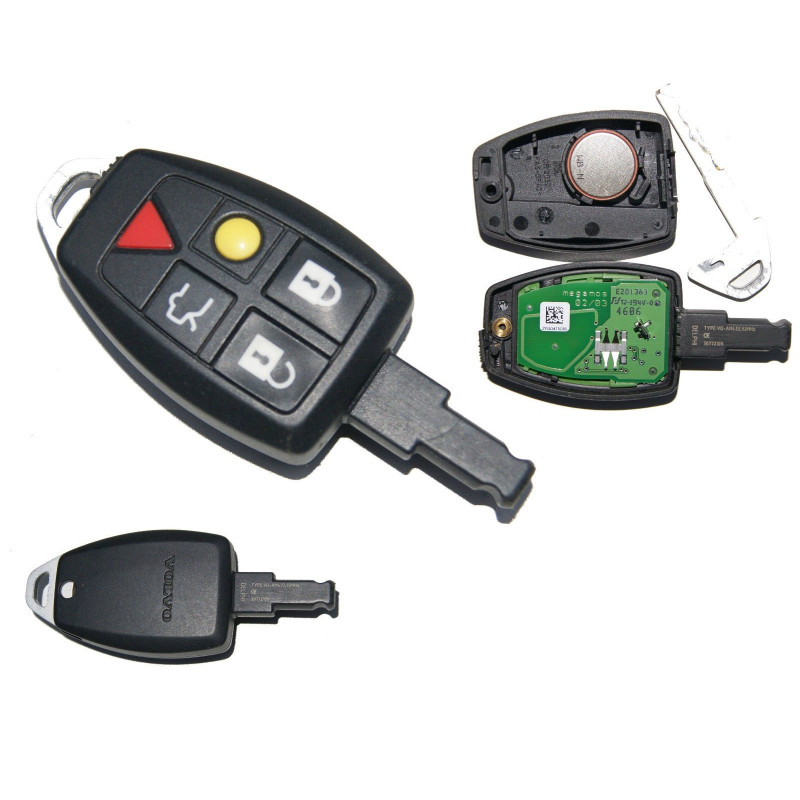 remote control 5 buttons Volvo S70, V70, C70, S40, V40, S50, V50, XC90, XC70 REF DELPHI 30772189