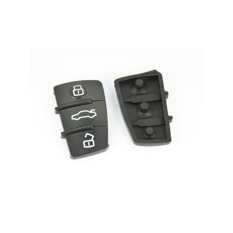 Bouton 3 touches pour Télécommande Audi A3, A4, A6, A8, TT, Q5, Q7