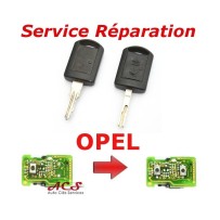 Chave de reparação de serviço Opel 2 botões Corsa, Combo, Agila, Meriva, Vectra, Tigra