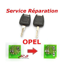 Service réparation télécommande clé Opel 2/3 boutons Vectra, Astra, Zafira, Corsa, Meriva