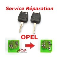 Opel sleutelafstandsbediening reparatieservice 2/3 knoppen Vectra, Astra, Zafira, Corsa, Meriva
