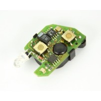 Controle remoto eletrônico infravermelho vermelho peugeot citroen 2 botões 5439-01