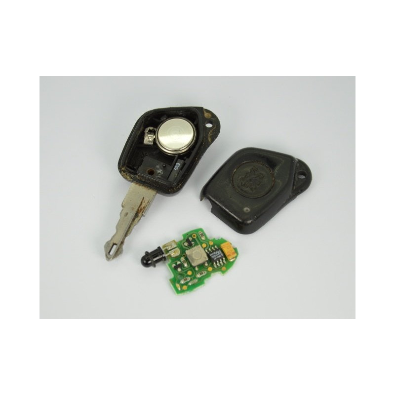 Electronic remote control infra red peugeot 1 button 09728319D 306