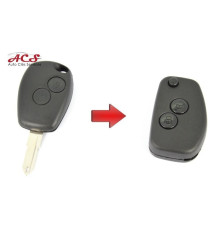 Foldable Key Transformation Kit Renault Clio, Modus, Twingo, Kangoo, Traffic, Master