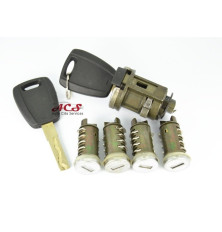 Kit barrel door lock, neiman + 2 keys Fiat Punto, Bravo, Doblo, Stilo, Brava, Panda