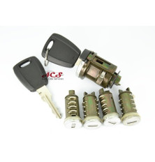 Kit barrel door lock, neiman + 2 keys Fiat Punto, Bravo, Doblo, Stilo, Brava, Panda