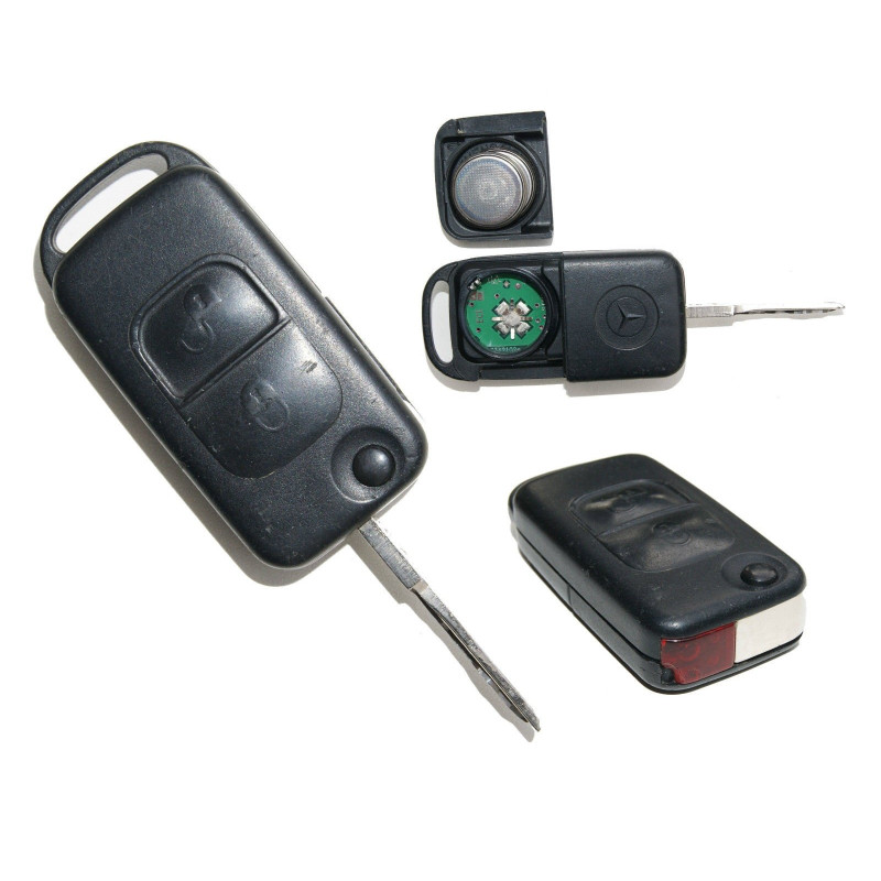 Télécommande clé Mercedes classe A/ B/ C/ E / S 2 boutons REF : 267 102 334 KR55