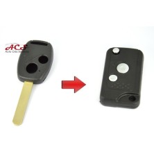 2-knops opvouwbare sleutel conversiekit voor Honda Accord, Civic, CRV, HRV, Jazz...