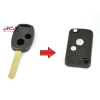 2-knops opvouwbare sleutel conversiekit voor Honda Accord, Civic, CRV, HRV, Jazz...