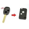 Kit de conversión a llave plegable de 2 botones para Honda Accord, Civic, CRV, HRV, Jazz...