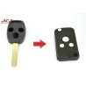 kit de transformation de clé pliable 3 boutons Honda Accord, Civic, CRV, HRV, Jazz...