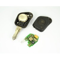 Controle remoto eletrônico infravermelho vermelho peugeot 1 botão 306 106 4110 5456_02