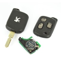Transmissor de controle remoto peugeot 607 3 botões REF 73372187B