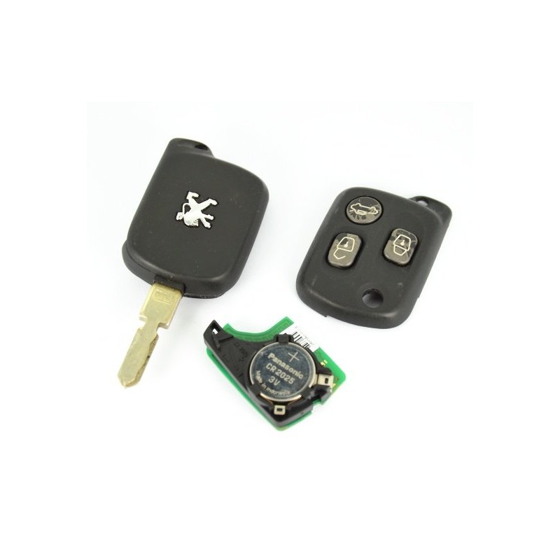 Transmisor de control remoto de 3 botones peugeot 607 REF 73372187B 