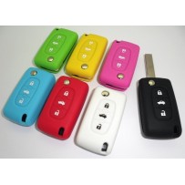 Protective silicone case for Peugeot and Citroën 3-button key fobs