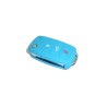 Étui housse de protection Bleu pour télécommande plip VW SEAT SKODA 3 boutons