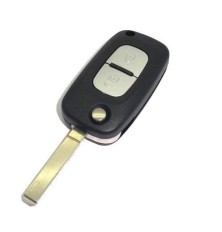 Controle remoto plip chave shell 2 botões Renault Clio Kangoo Master Traffic Vivaro