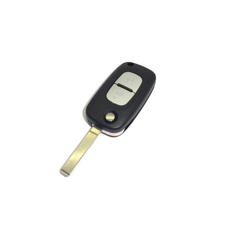 Télécommande coque de clé plip 2 boutons Renault Clio Kangoo Master Trafic Vivaro