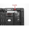 Télécommande coque de clé plip 3 boutons Citroen C2, C3, C4, Picasso, C5, C6, C-crosser Lame 8mm