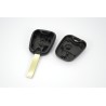 Chave de controle remoto shell 2 botões Citroen C1 C2 C3 C4 C5