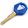 Llave codificada azul para Yamaha R1/R6 con chip transpondedor