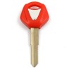 Llave codificada roja con chip transpondedor para Yamaha R1, R6, FZ6, XJ6 y FZ1.