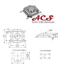Juego de 3 pulsadores para...