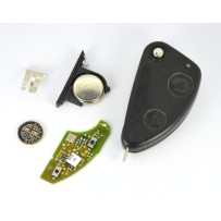 Controle remoto chave Alfa Romeo 147, 156, 166, GT 2 botões