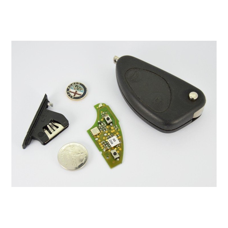 Llave remota de 2 botones sin LED Alfa Romeo 147, 156, 166, GT