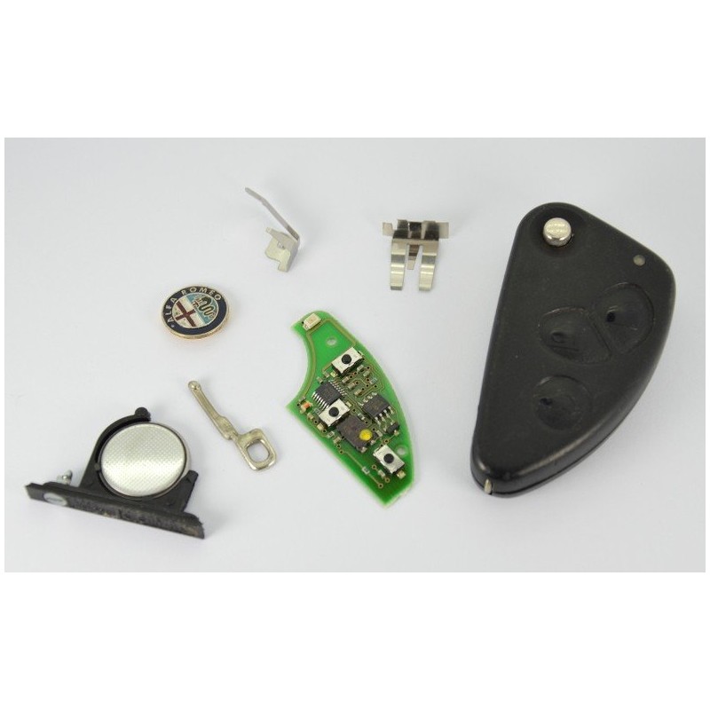 Alfa Romeo 147, 156, 166, GT 3-knops sleutelhanger afstandsbediening 550212820006