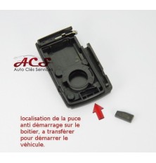 Unidad de control remoto con tarjeta llave de 2 botones para Toyota Prius