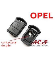 lot de 2 contacteurs de pile pour Télécommande Opel Corsa, Zafira, Meriva, Combo