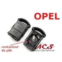 Set of 2 battery contacts for Opel Corsa, Zafira, Meriva, Combo remote control