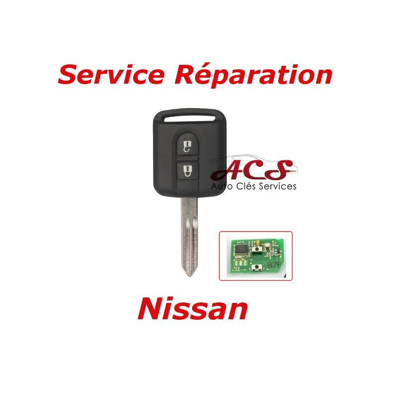 Service réparation télécommande clé Nissan X-TRAIL, Qashqai, 350Z, NAVARA, ALMERA, PRIMERA, TERRANO, NOTE