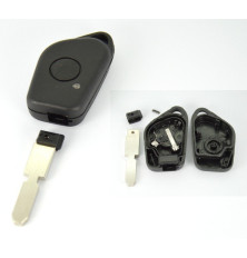 Télécommande coque de clé 1 bouton Peugeot 406 HF a clipser