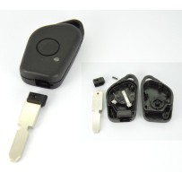 Télécommande coque de clé 1 bouton Peugeot 406 HF a clipser