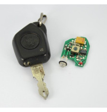 Control remoto electrónico infra rojo peugeot 1 botón 306 405 REF VALEO 52038