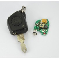 Controle remoto eletrônico infravermelho vermelho peugeot 1 botão 306 405 REF VALEO 52038