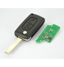 Remote control transmitter Peugeot 207 2 buttons 6490EE