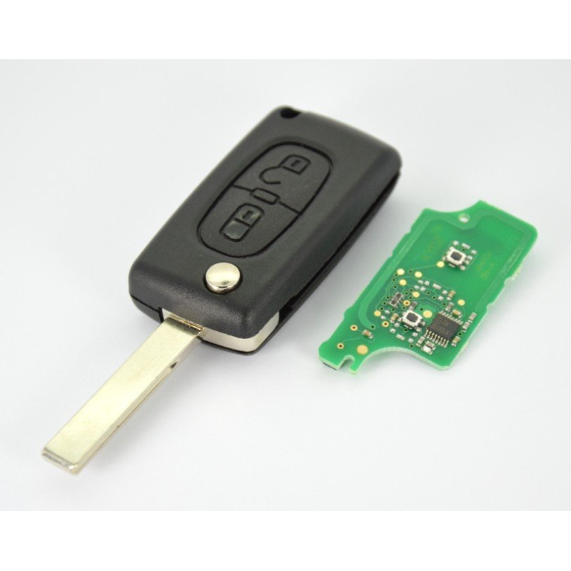 Remote control transmitter Peugeot 207 2 buttons 6490EE