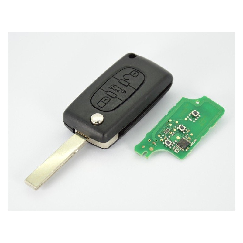 Peugeot 207 CC 3-knops afstandsbediening 649079