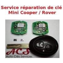Serviço de reparação chave de controle remoto Rover 75 MG Botões ZT 2