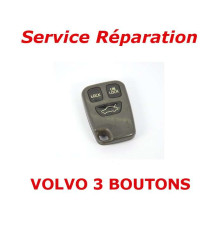 Service réparation télécommande clé 3 boutons Volvo S70, V70, C70, S40, V40, XC90, XC70