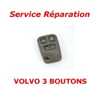 Serviço de reparação chave remota 3 botões Volvo S70, V70, C70, S40, V40, XC90, XC70
