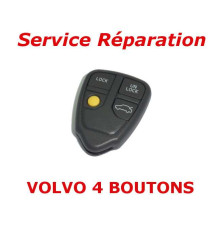 Service réparation télécommande clé 4 boutons Volvo S70, V70, C70, S40, V40, XC90, XC70